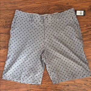 adidas Gray Flat Front Golf Shorts